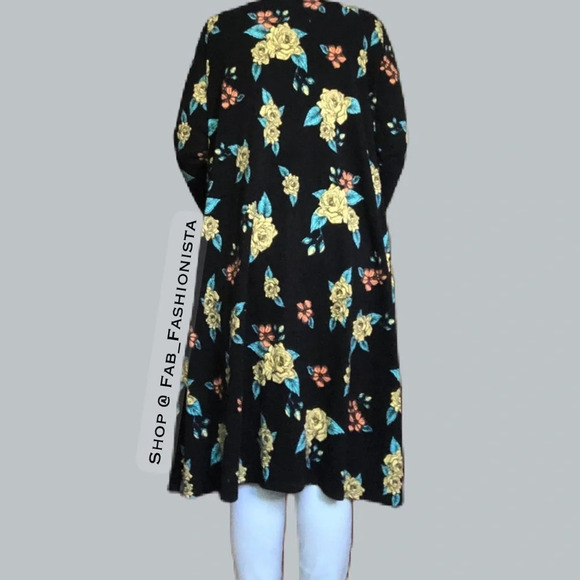 Lularoe Sarah Floral Cardigan Sweater size Small - Picture 5 of 17